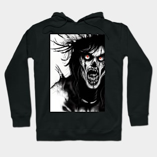 RED EYED CREEPY HALLOWEEN ZOMBIE Hoodie